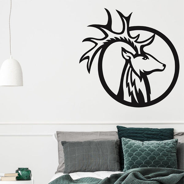 Buy Reindeer Symbol Black Wall Art Wall Accents from Vaaree