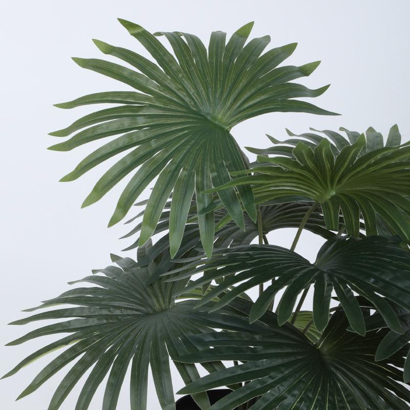 Buy Faux Mini Palm Plant With Pot - 55 cms Artificial Plants from Vaaree