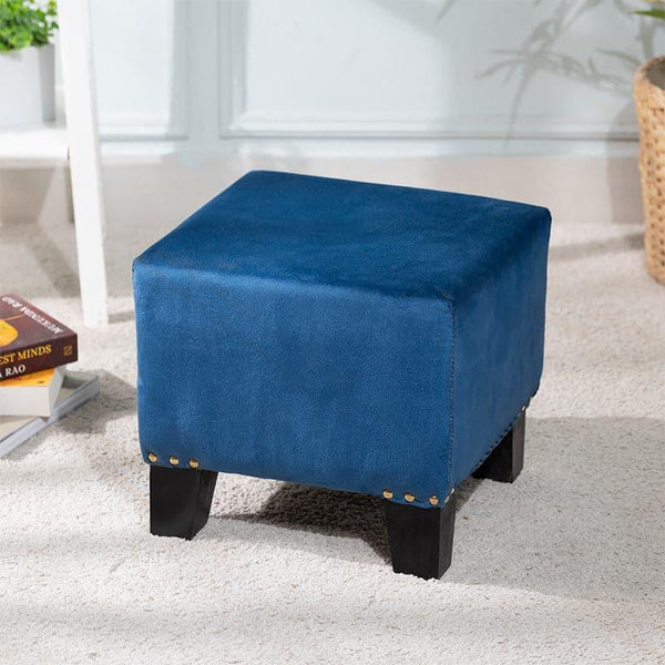 Buy Gypsa Boxa Velvet Stool Benches & Stools from Vaaree