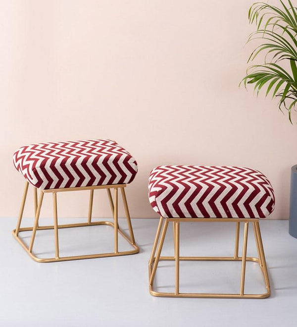 Buy Maja Metallic Stool - Set Of Two Benches & Stools from Vaaree