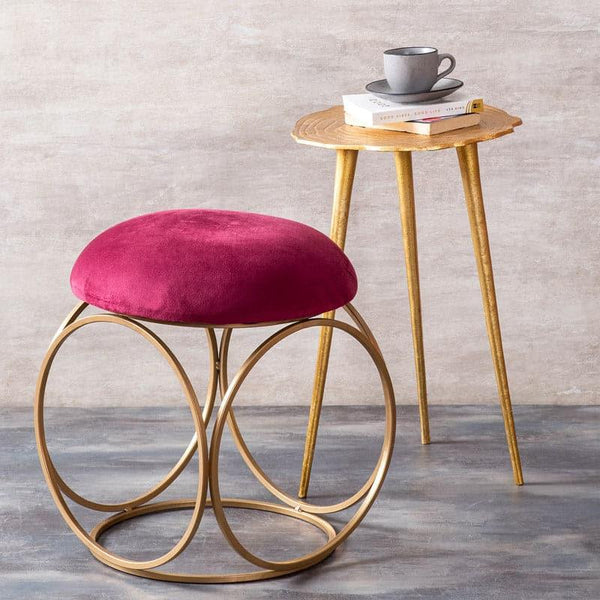 Buy Nerga Stool And Side Table Combo - Set Of Two Benches & Stools from Vaaree