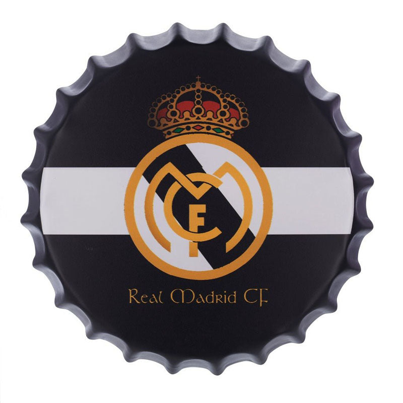 Buy Real Madrid Bottle Cap Wall Accent Wall Accents from Vaaree