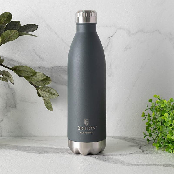 Buy Lerda Hot & Cold Thermos Water Bottle (Grey) - 1000 ML Bottle from Vaaree