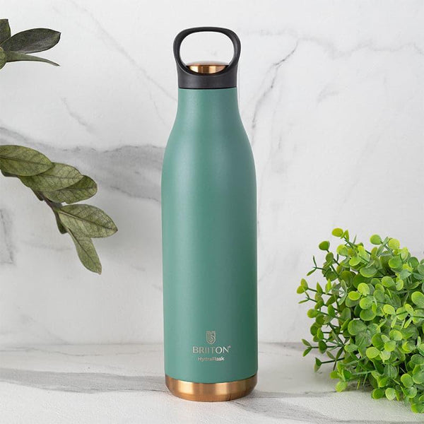 Buy Liquid Muse Hot & Cold Thermos Water Bottle (Green) - 750 ML Bottle from Vaaree