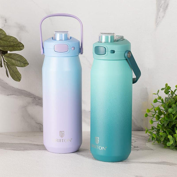 Buy Refresh Sip 750 ML Hot & Cold Thermos Water Bottle (Blue & Purple) - Set Of Two Bottle from Vaaree