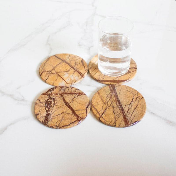 Buy Rosham Coaster - Set Of Four Coasters from Vaaree