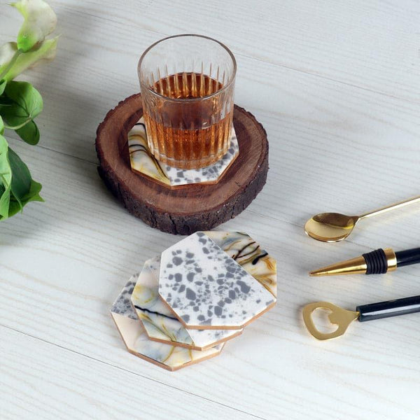 Buy Splatter Sona Coaster - Set Of Four Coasters from Vaaree