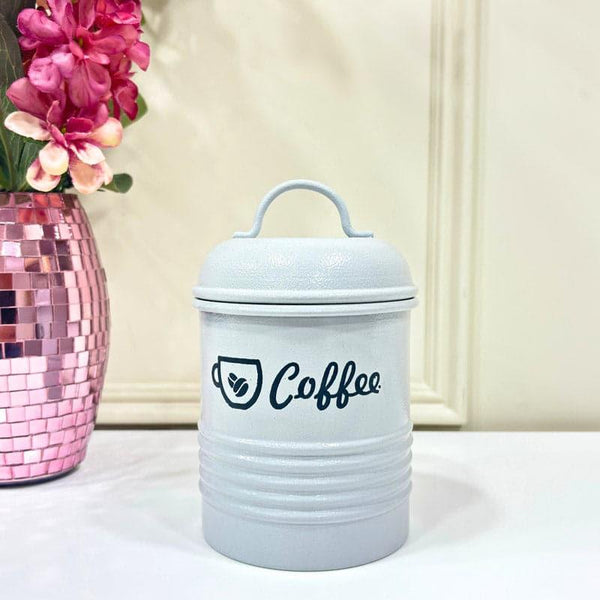 Buy Ferrous Fun Coffee Storage Container (1300 ML) - Grey Container from Vaaree