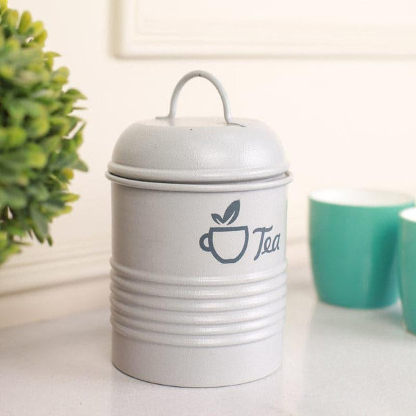 Buy Ferrous Fun Tea Storage Container (2000 ML) - Grey Container from Vaaree