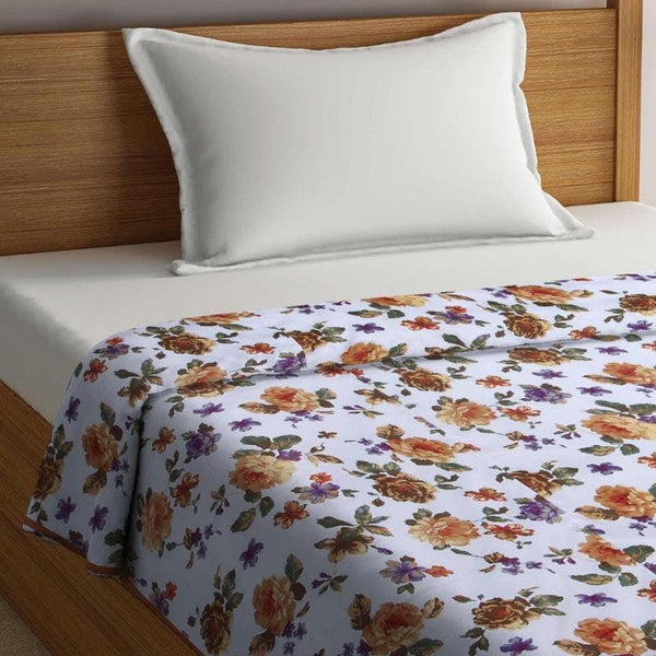 Buy Charmesi Rose Printed Glace Cotton/Microfiber Dohar Dohars from Vaaree