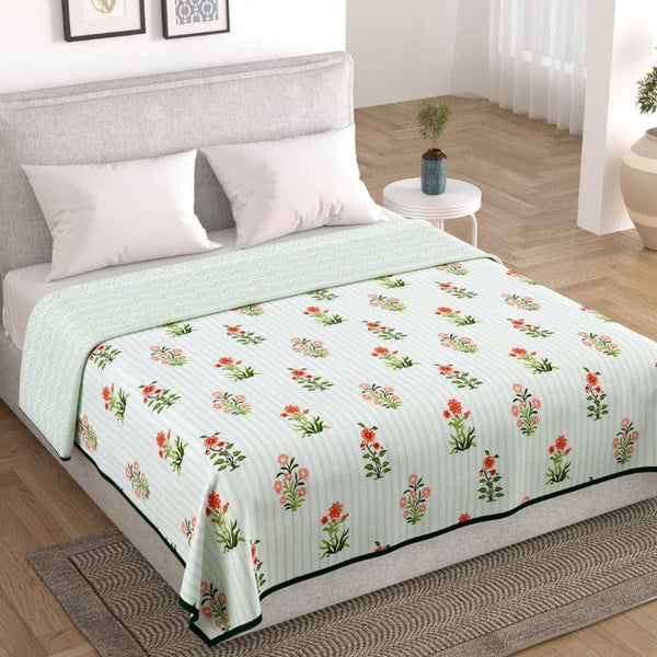 Buy Rosen Floral Reversible Cotton Dohar - 100 GSM Dohars from Vaaree