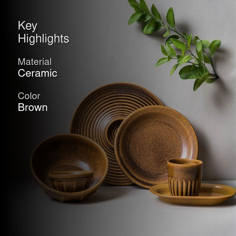 Terra Tones Dinner Set - Seven Piece Set - 2