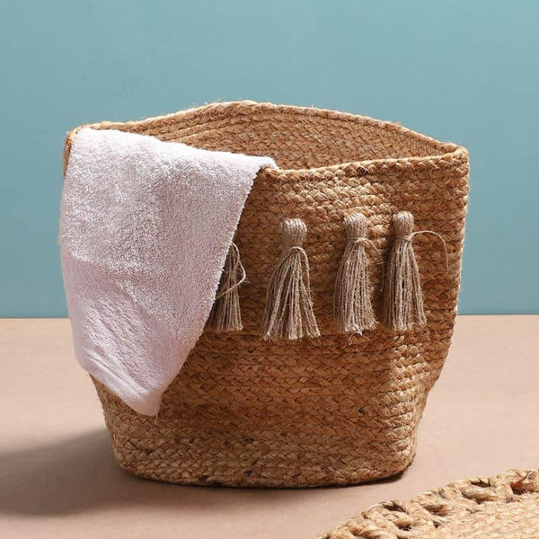 Buy Mistrala Jute Laundry Basket Laundry Basket from Vaaree