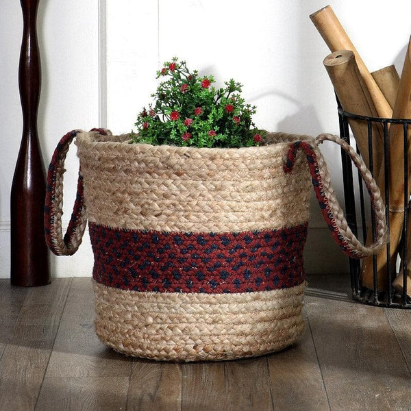 Buy Sirora Natural Fiber Basket Laundry Basket from Vaaree