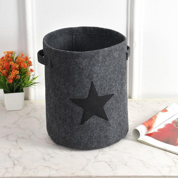 Buy Starry Felt Storage Basket Laundry Basket from Vaaree