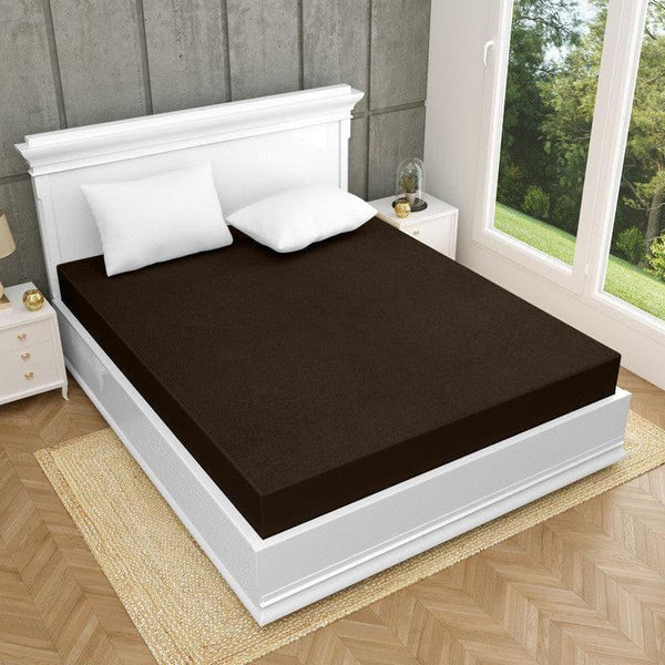 Buy Medina Waterproof Mattress Protector - Coffee Mattress Protector from Vaaree