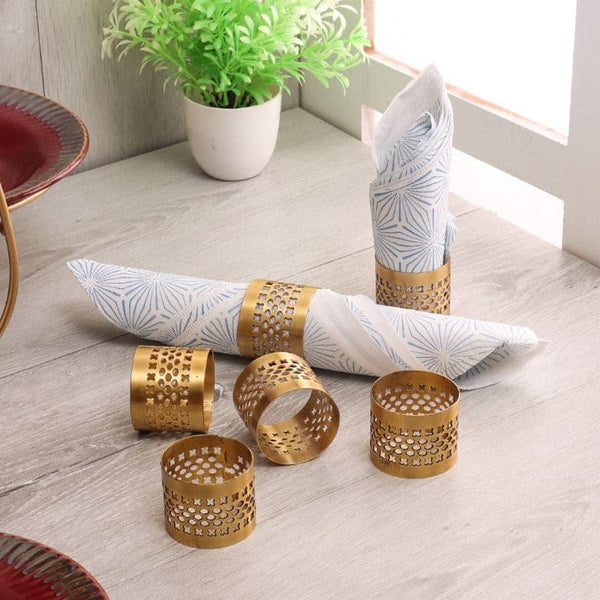 Buy Tupa Napkin Ring - Set Of Six Napkin Rings from Vaaree