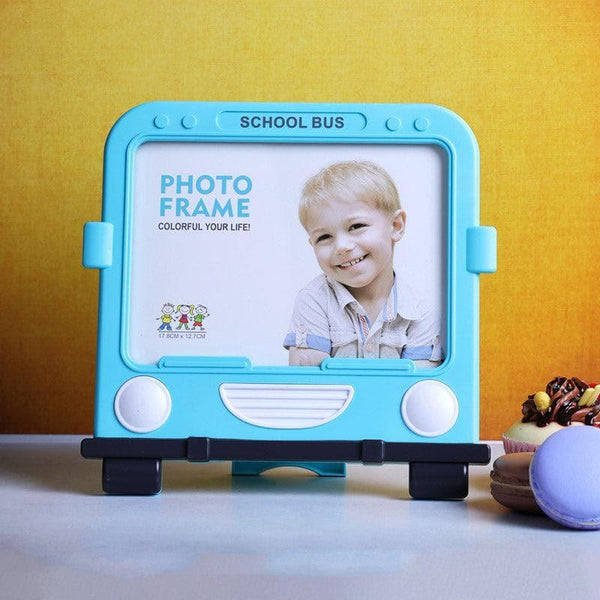 Buy Ride To School Photo Frame - Blue Photo Frames from Vaaree