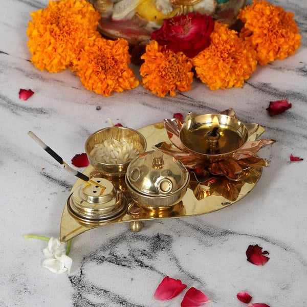 Suhaya Pooja Diya & Thali Set - 1