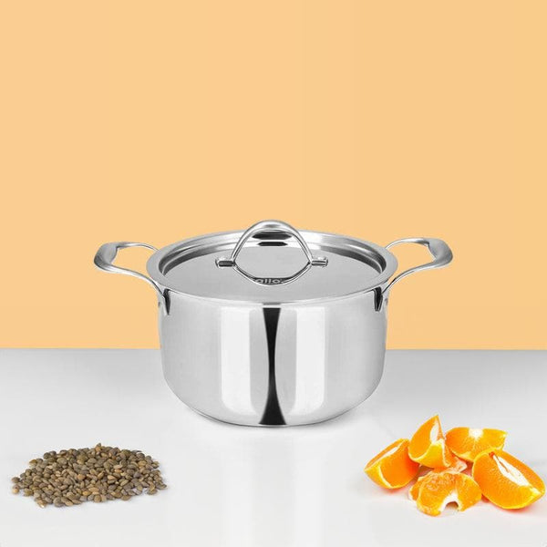 Buy Betto Induction Safe Cooking Pot With Lid - 4600 ML / 9 Inches Cooking Pot from Vaaree