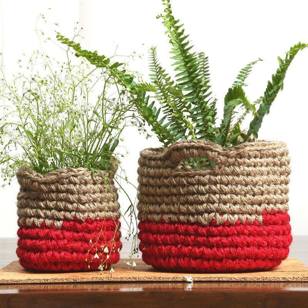 Buy Nature's Haven Jute Planter Pots & Planters from Vaaree