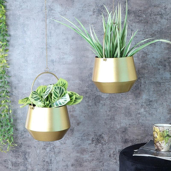 Buy Tesho Hanging Planter - Set Of Two Pots & Planters from Vaaree