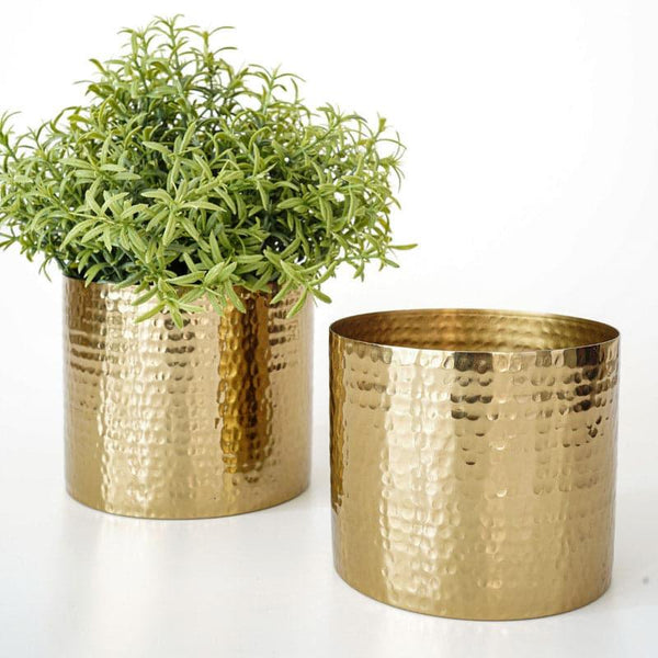 Buy Verona Metal Planter - Set Of Two Pots & Planters from Vaaree