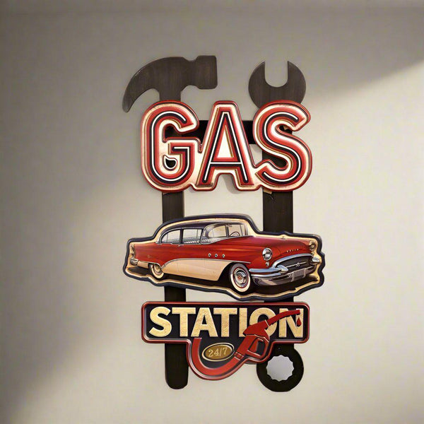 Buy Gas Tool Retro Wall Accent Wall Accents from Vaaree