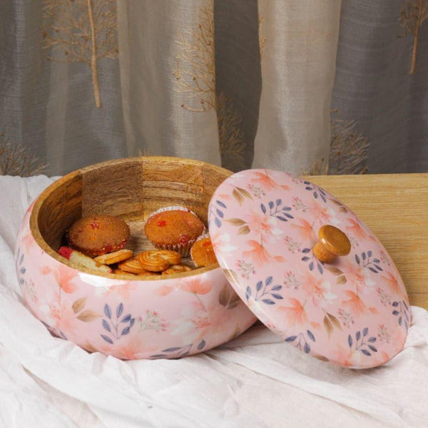 Buy Flora Fine Wooden Roti Box Roti Box from Vaaree