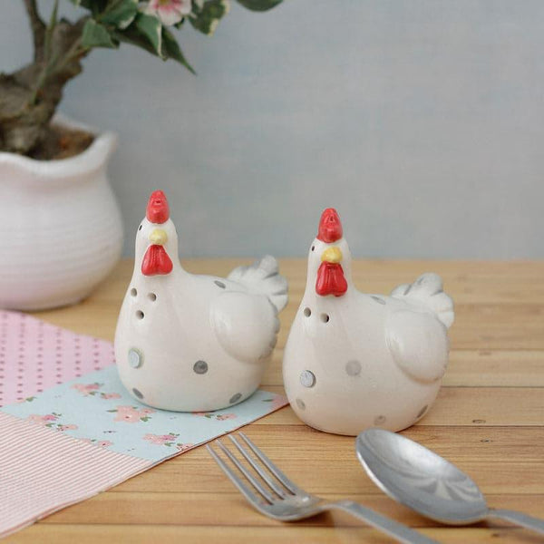 Buy Hen Mate Salt And Pepper Shaker Salt & Pepper Bottles from Vaaree