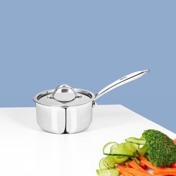 Buy Soqo Induction Safe Saucepan With Lid - 2300 ML / 7 Inches Saucepan from Vaaree