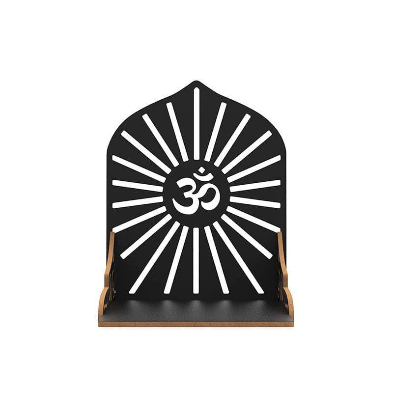 Buy Divine Sanctuary Religious Wall Shelf - Black Shelves from Vaaree