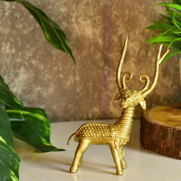 Buy Ethnic Mystic Deer Showpiece Showpieces from Vaaree