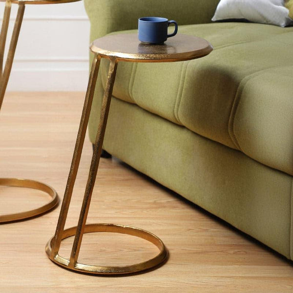 Buy Milto Accent Table - Gold Side & Bedside Tables from Vaaree