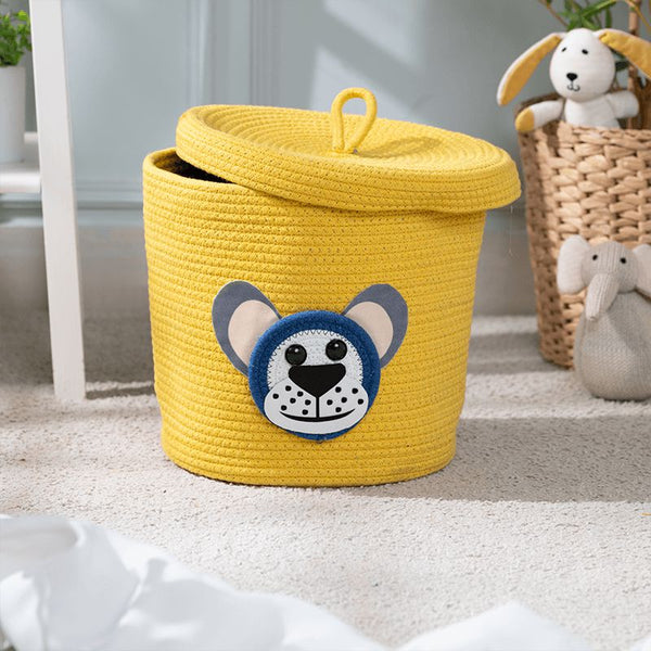 Buy Monkey Jump Kids Cotton Basket Storage Basket from Vaaree