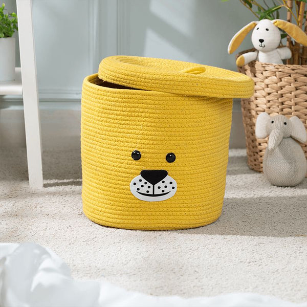 Buy Teddy Hug Kids Cotton Basket Storage Basket from Vaaree