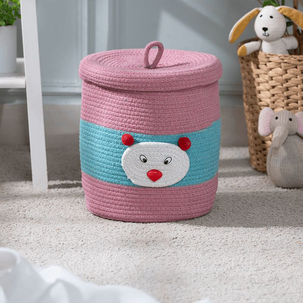 Buy Teddy Kids Cotton Basket Storage Basket from Vaaree