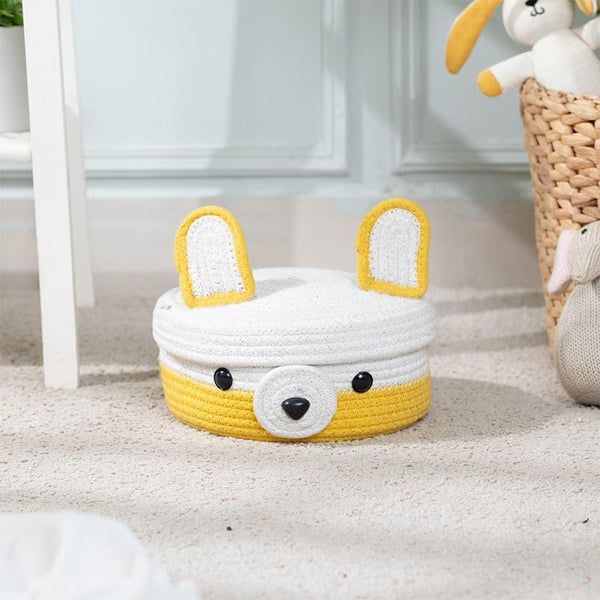 Buy Woof Kids Cotton Basket Storage Basket from Vaaree