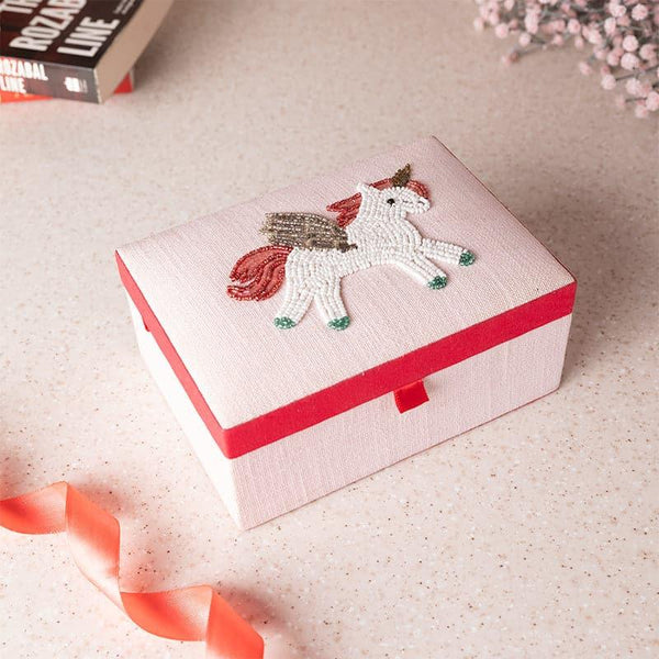 Buy Flying Pony Organiser - Unicorn Collection Storage Box from Vaaree