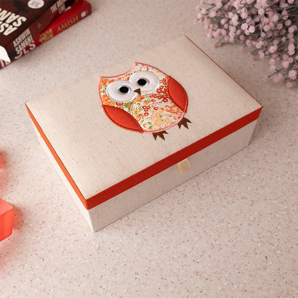 Buy Hooter Gaze Organiser - Owlery Collection Storage Box from Vaaree