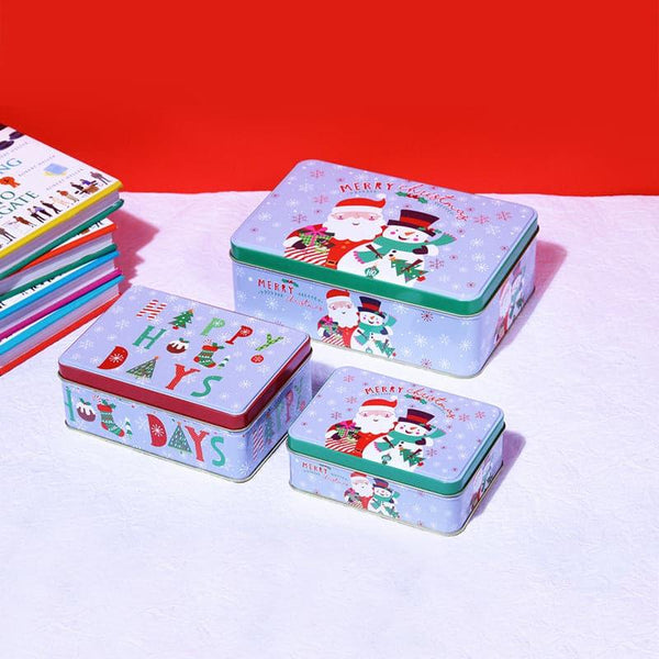 Buy Santa Call Storage Box - Set Of Three Storage Box from Vaaree