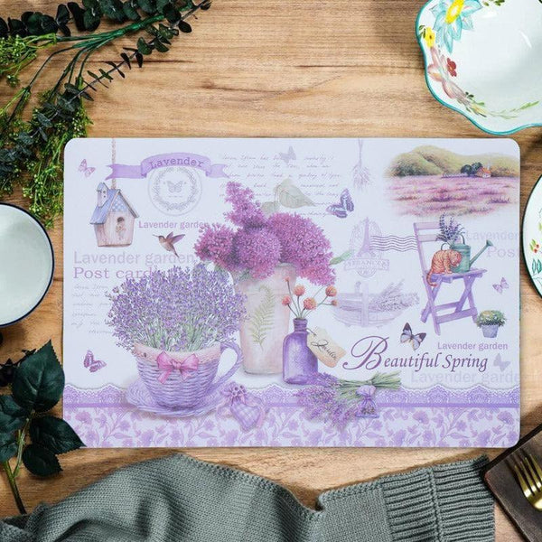 Buy Lavender Luxe Placemat - Set Of Six Table Mats from Vaaree