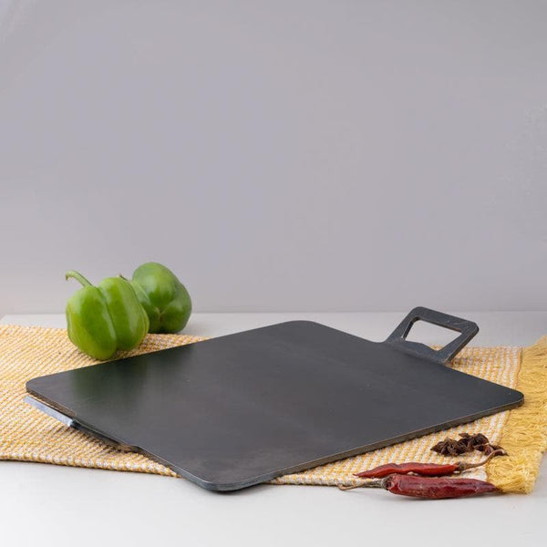 Buy Ebony Iron Square Tawa - 12 Inch Dosa Tawa from Vaaree