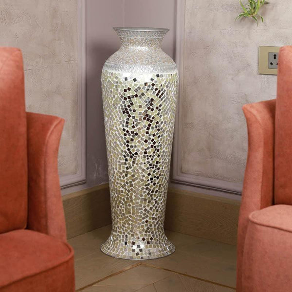 Buy Astrea Metal Floor Vase Floor Vase from Vaaree