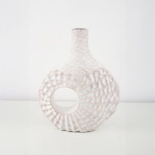 Buy Counch Call Vase - White Vase from Vaaree