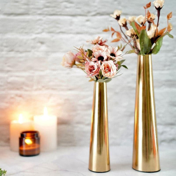 Buy Groffa Metal Vase - Set Of Two Vase from Vaaree