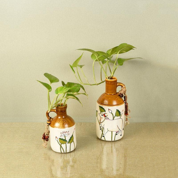 Buy Mysti Glow Vase - Set Of Two Vase from Vaaree