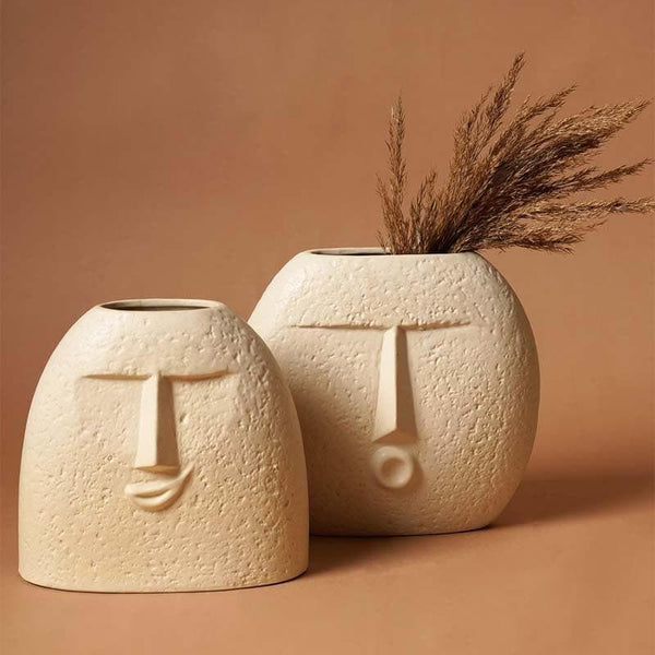 Buy The Faces Vases - Set of Two Vase from Vaaree