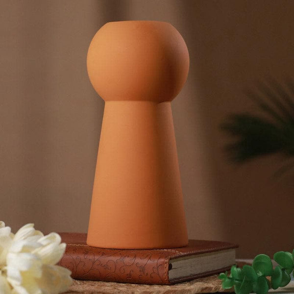 Buy Zircon Ceramic Vase - Rust Vase from Vaaree