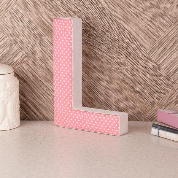 Buy Alphabet L Polka Wall Accent Wall Accents from Vaaree